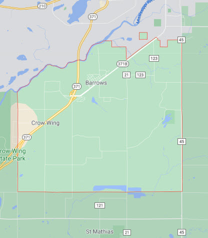 Crow Wing County Mn Map